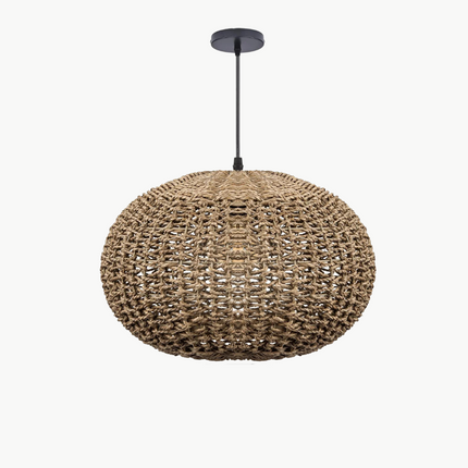 Suspension Rotin Marron