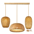 Suspension Multiple Bambou Bois Suspensions