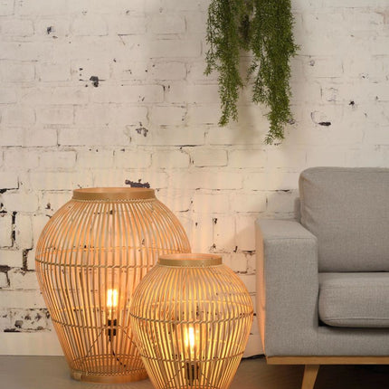 Lampadaire Rotin Bambou Lampadaires