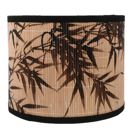 Abat-Jour En Rotin Feuilles De Bambou Abat-Jour