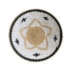 Assiette Deco Rotin Fleur