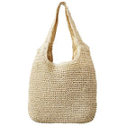 Sac De Plage Grand Format Beige Plage En Osier