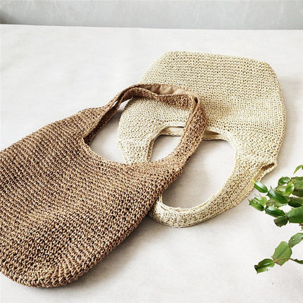 Sac De Plage Grand Format Plage En Osier