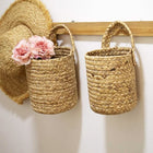 Cache Pot Osier Vintage Petit Cache-Pot En