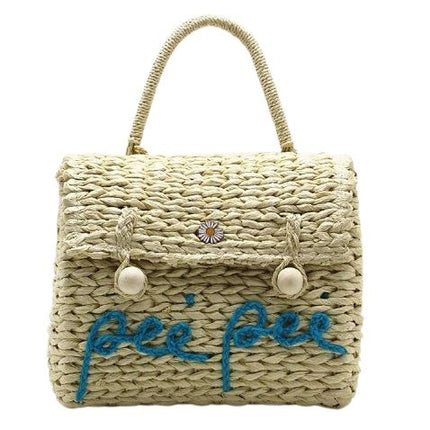 Sac Osier Coloré En