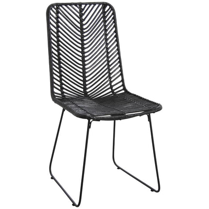 Chaise En Rotin Noir Chaises