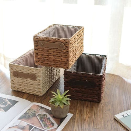 Cube De Rangement En Paille Panier Rangement