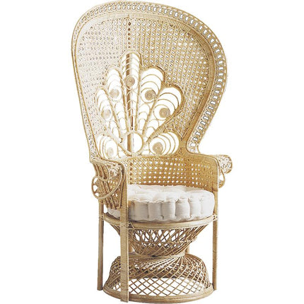 Fauteuil La Reine En Rotin Naturel Fauteuils