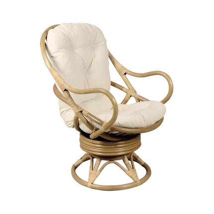 Fauteuil En Rotin Pivotant Fauteuils