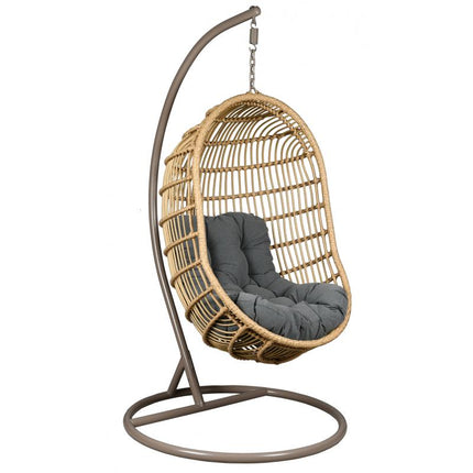 Fauteuil Oeuf Rotin Sur Pied 