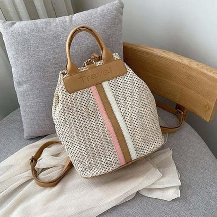 Grand Sac Osier Kaki / Mini ( Max Longueur < 20 Cm ) Sac En Osier