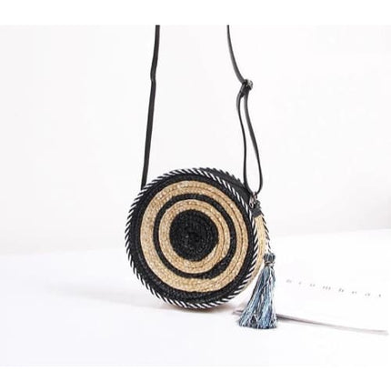 Grand Sac En Osier Rond Petit Sac Osier