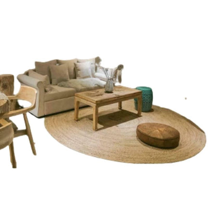 Grand Tapis Rond Osier