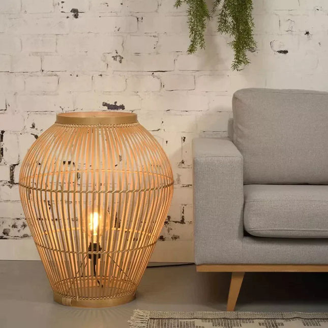 Lampadaire Rotin Bambou Lampadaires