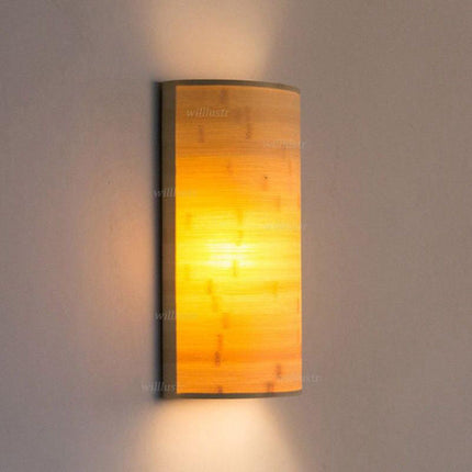 Lampe Bambou Applique Luminaire