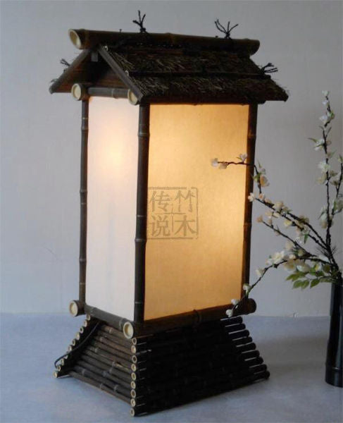 Lampe Bambou Naturel Luminaire