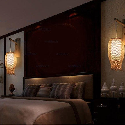 Lampe Bambou Suspension Luminaire