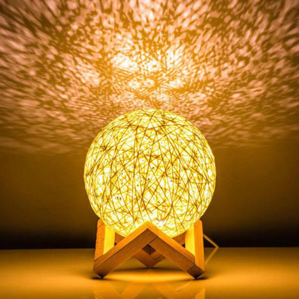 Lampe Bambou Globe Luminaire