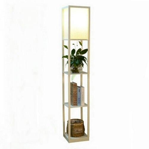 Lampe Bambou Sol Bois Clair Luminaire