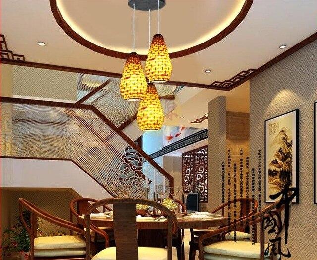 Lustre Bambou Ananas Luminaire