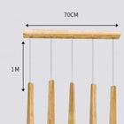 Lustre Bambou Bois Flotté Luminaire