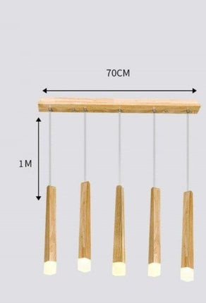 Lustre Bambou Bois Flotté Luminaire