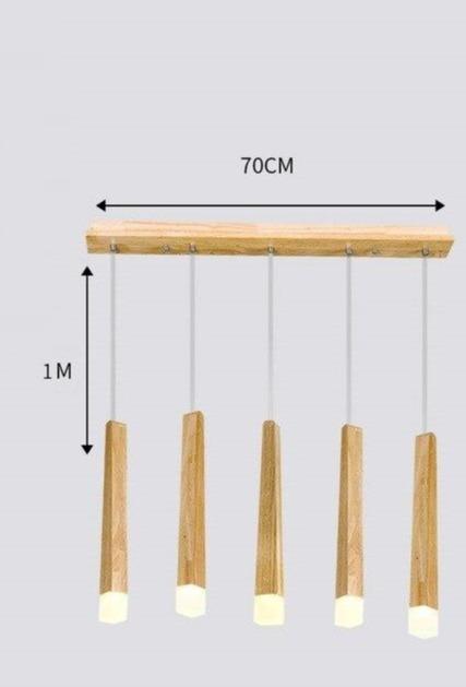 Lustre Bambou Bois Flotté Luminaire