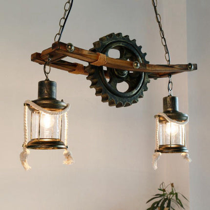 Lustre Bambou Mécanisme Luminaire
