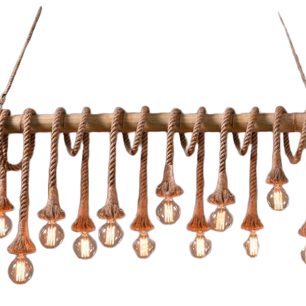 Lustre Bambou Naturel Luminaire
