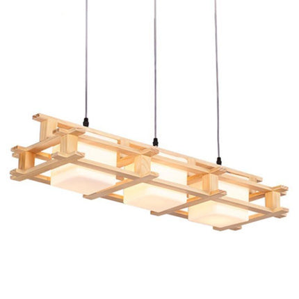 Lustre Bambou Orientale Luminaire