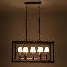 Lustre Bambou Rustique Luminaire