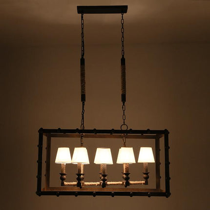 Lustre Bambou Rustique Luminaire