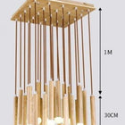 Lustre Bambou Suspendue Bois Luminaire