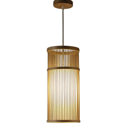 Lustre Bambou Viking Bois Luminaire