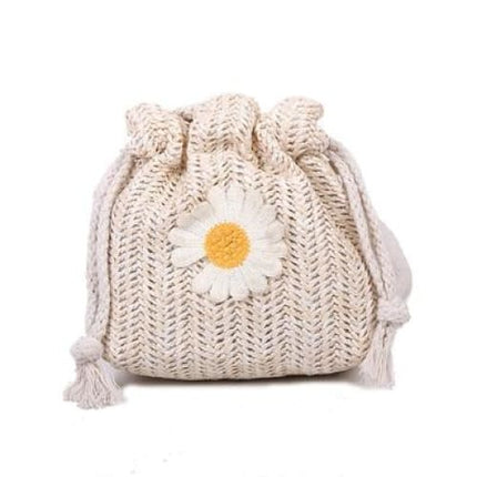 Mini Sac En Paille Beige En Paille