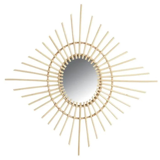 Miroir Rotin Losange Miroirs
