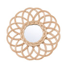 Miroir En Rotin Rosace Éternelle Miroirs