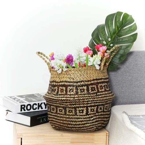 Panier À Fleurs En Osier 22X20Cm Cache Pot