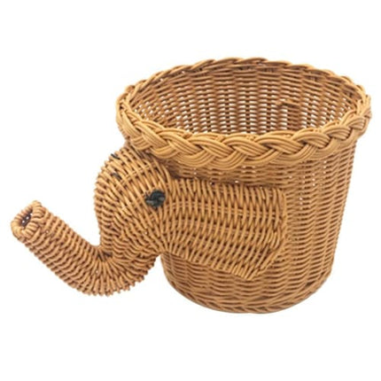 Panier Éléphant Osier Panier Osier