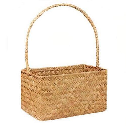 Panier En Osier Cueillette Fleur Petit Format