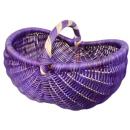 Panier En Rotin Violet Paniers