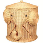 Panier À Linge Osier Éléphant