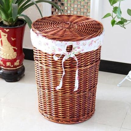 Panier À Linge En Osier Petit Linge Osier