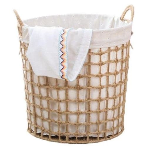Panier À Linge En Osier Naturel Grand Linge