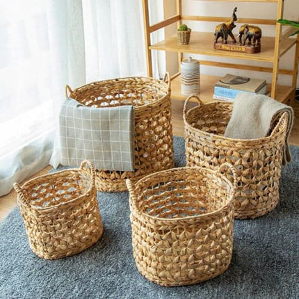 Panier À Linge En Osier Salle De Bain Petit