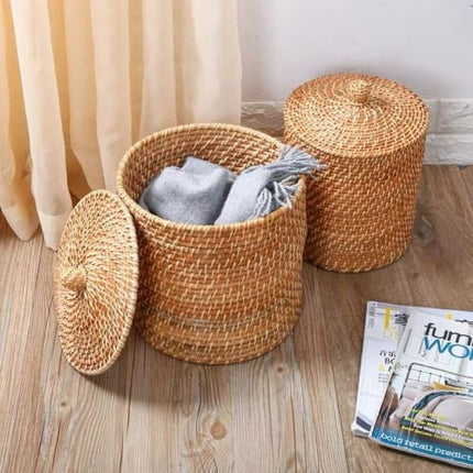 Panier A Linge En Osier Thaï À Linge