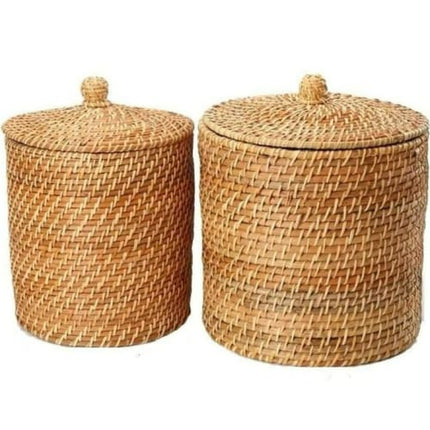 Panier A Linge En Osier Thaï Duo À Linge