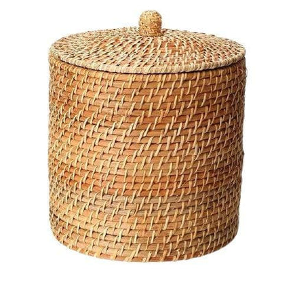 Panier A Linge En Osier Thaï Moyen À Linge