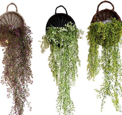 Panier Osier À Suspendre Cache-Pot
