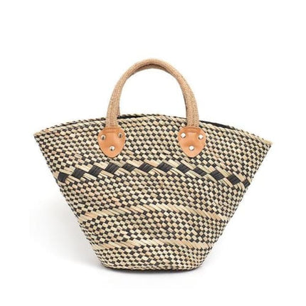 Panier En Osier Courses Noir Panier Osier